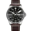 Khaki Aviation Pilot Day Date Auto