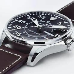 Khaki Aviation Pilot Day Date Auto