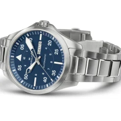 Khaki Aviation Pilot Day Date Auto