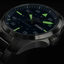 Khaki Aviation Pilot Day Date Auto
