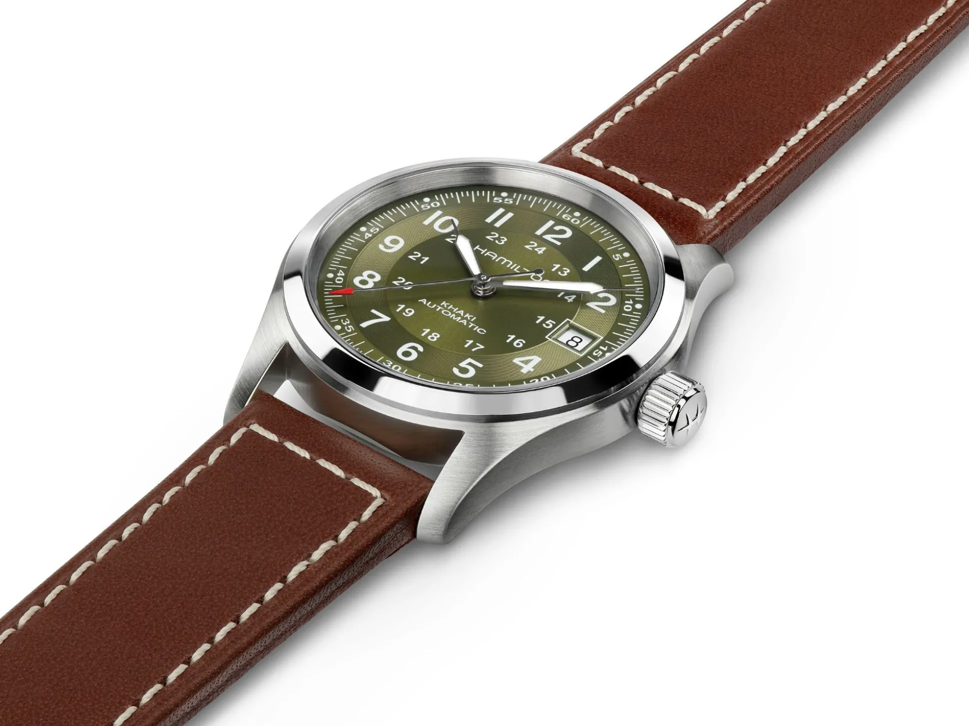 Khaki Field Auto 38 mm