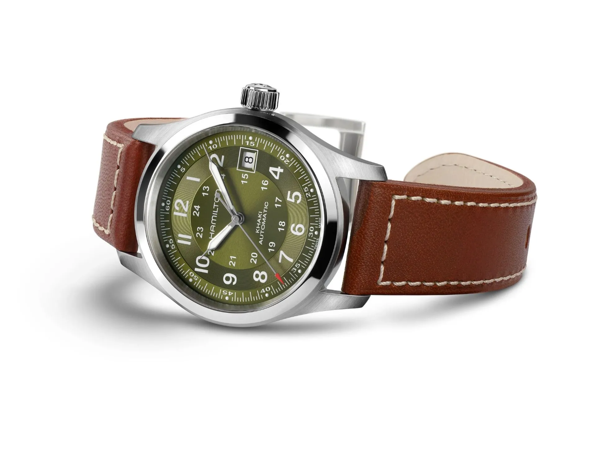 Khaki Field Auto 38 mm