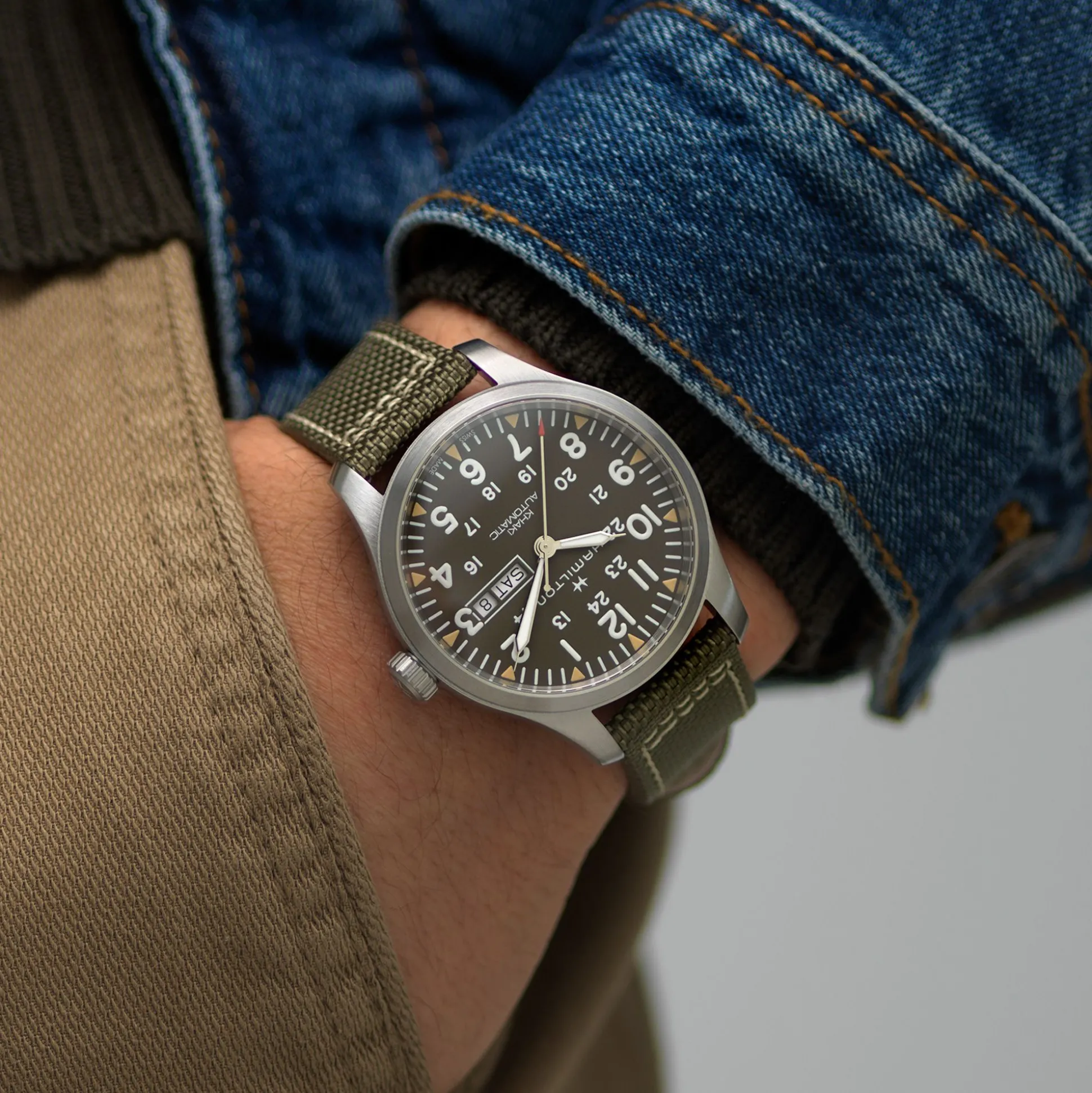 Khaki Field Bracelet vert