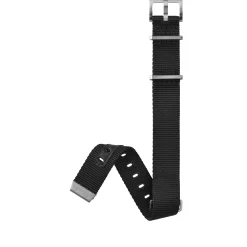 Khaki Navy Bracelet Nato Noir 18mm Standard