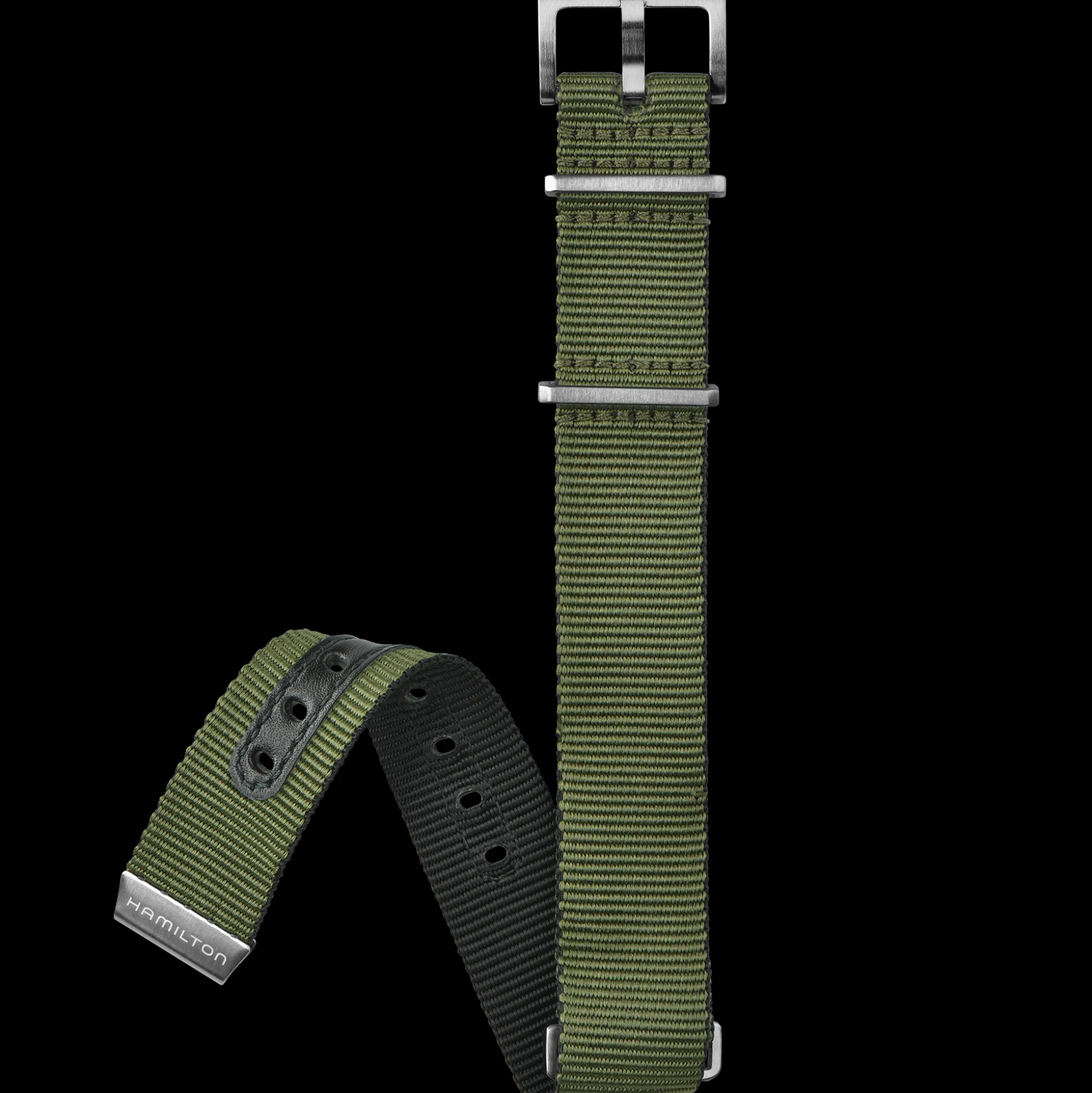 Khaki Navy GREEN STRAP 20mm